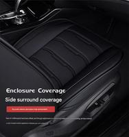 Housse de siège de voiture de luxe en cuir 3D, entièrement enveloppante, imperméable, avec ventilation, pour la tête et la taille, ensemble complet pour toutes les saisons