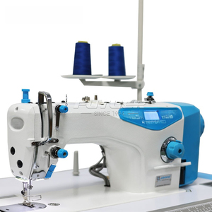 Machine à coudre industrielle à point noué à entraînement direct haute vitesse, <span class=keywords><strong>aiguille</strong></span> simple, neuve pour usage domestique, dotée d'un moteur à lit plat - Product Image 4