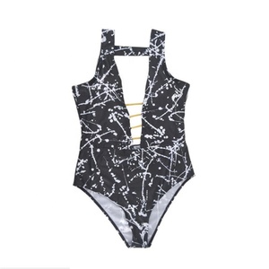 Traje de baño de una pieza de talla grande para damas gordas Vendaje Monokini Mujeres Traje de baño sin espalda Push up <span class=keywords><strong>Bathsuit</strong></span> - Product Image 5