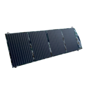 Pannello Solare Pieghevole Portatile da 100W di <span class=keywords><strong>Grado</strong></span> <span class=keywords><strong>Militare</strong></span> 18V Mezza Cella Tutto Nero per Generatore Efficienza 21% - Product Image 5