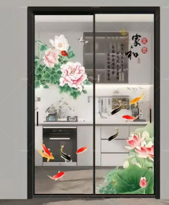 Película de <span class=keywords><strong>Privacidad</strong></span> Moderna Personalizable de Fábrica para <span class=keywords><strong>Ventanas</strong></span>, Adhesivo de PVC Autoadhesivo con Diseño de Vidrio Esmerilado, Resistente al Agua - Product Image 2