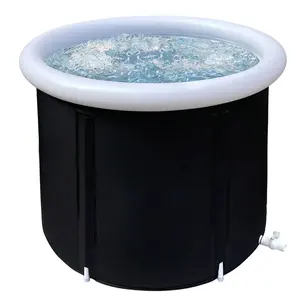AF yetişkinler açık akrilik soğuk dalma küvet PVC şişme buz banyosu şişme buz banyosu küvet taşınabilir buz banyosu soğuk dalma küvet