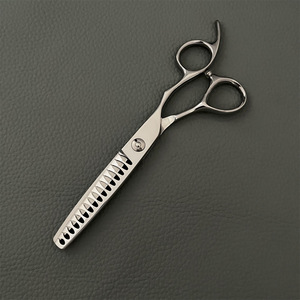 Ciseaux à effiler les cheveux YL de 6 pouces, en acier inoxydable 440C, pour droitiers, usage en salon de beauté, lame à 16 dents, style standard - Product Image 2