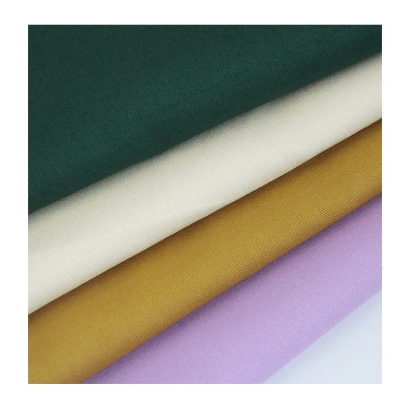 Medium weight 100% cotton twill fabric school uniform material fabric cotton drill fabric for garments