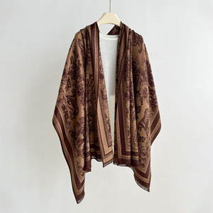 Écharpe longue tendance imprimée pour <span class=keywords><strong>femme</strong></span>, bandeau respirant, foulard de voyage - Product Image 4