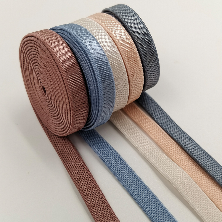 6mm High Quality Nylon Spandex Bra Shoulder Shiny Anti-slip Elastic Webbing Belt Sewing Accessories Shoulder Tape For Yoga