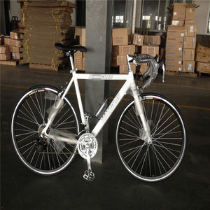 Vélo de route sport pour adultes, cycle en acier 700C, 21 vitesses, freins à disque doubles - Product Image 4
