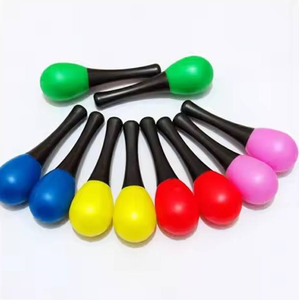 Instruments de percussion Orff pour enfants Matière plastique Les jeunes enfants aiment les secoueurs en forme d'oeuf pour l'éducation musicale - Product Image 2