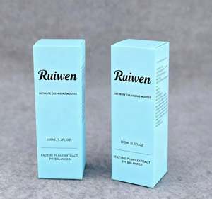 Boîte en carton blanc en gros pour cosmétiques, emballage de produits de soin de la peau, nettoyant, lotion - Product Image 3