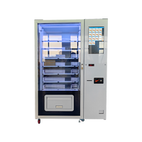 Distributeur automatique extérieur personnalisé pour le pain et les baguettes, avec lecteur de carte et paiement par pièces et espèces