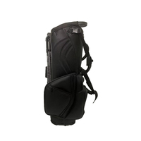Nouveau design de sac de golf à disque personnalisé léger et étanche avec logo OEM étiquette en cuir de première qualité noir sac de support de golf du dimanche