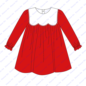 2025 Día de San Valentín algodón rojo niños pequeños conjuntos de ropa de manga larga hermano a juego niños ropa 6-12 AÑOS NIÑOS pantalón conjunto - Product Image 4