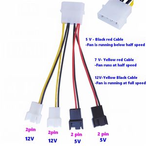 4 PIN IDE Molex TO <span class=keywords><strong>2</strong></span> <span class=keywords><strong>3</strong></span> 4 PIN Compatible ) PWM พัดลมฮับ Splitter Power CABLE 1ถึง<span class=keywords><strong>2</strong></span> <span class=keywords><strong>3</strong></span>พัดลมแขนอะแดปเตอร์สายไฟ - Product Image 5