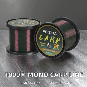 Nuevo Hilo Monofilamento de Nailon Flotante de Alta Calidad de 1000m, Ecológico # 4- # 8 Cañas de Pescar para Carpa y Pesca de Grandes Peces en Ríos, Lagos y Arroyos - Product Image 2