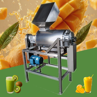 Fruitpulp-jam maakmachine, sapcentrifuge voor bananen, kersen, gele perziken, mango's, tomaten, pulpmachine voor het maken van fruitpulp-pasta