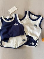 Ensemble d'été pour enfants, haut sans manches et short pour garçons et filles, costume 2 pièces, vêtements de sport pour enfants, nouvelle collection