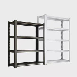 금속 선반 은폐 직립 볼트리스 리벳 선반 랙 가정용 5 단 금속 강철 차고 보관 부식 방지 - Product Image 5