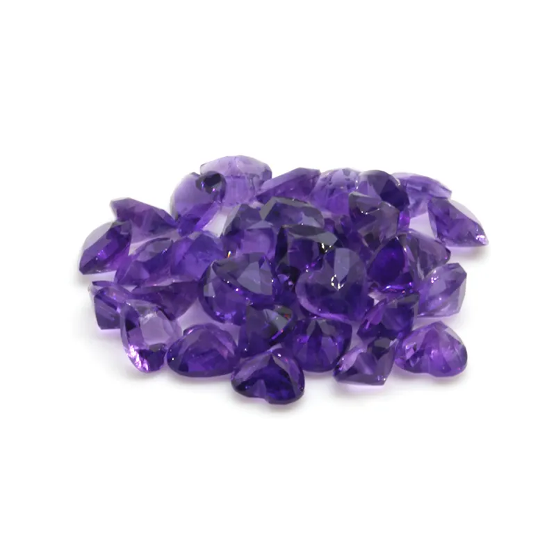 Natural purple amethyst crystal stones price per carat loose gemstones amethyst beads for amethyst bracelet ring necklace