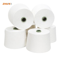 Fil à tricoter Premium Compact-Siro Spinning 30S T/Combed Cotton/W/R 35/25/25/15, mélange de fils ultra-doux, anti-boulochage