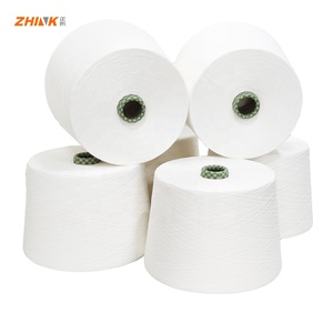 Fil à tricoter Premium Compact-Siro Spinning 30S T/Combed Cotton/W/R 35/25/25/15, mélange de fils ultra-doux, anti-boulochage - Product Image 1