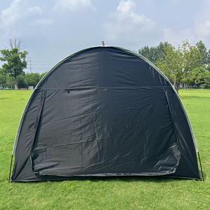 Carpa extensible para exteriores de tela Oxford, de montaje rápido, gran espacio, rectangular, para las cuatro estaciones, para almacenamiento de bicicletas y motocicletas. - Product Image 2