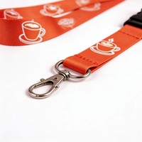 CH Wholesale Sublimation Printing Polyester Lanyards With Logo Custom Certification Keychain OEM ODM ECO Promotion Event Gifts