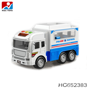 Jouet de <span class=keywords><strong>camion</strong></span> à ordures en plastique de simulation de friction inertielle pour enfants avec lumières et musique pour enfants - Product Image 6