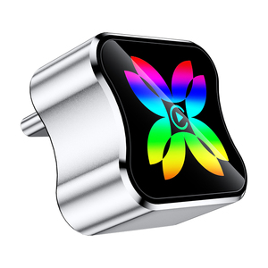 อะแดปเตอร์ CarPlay ไร้สายแบบพอร์ต Type C สีเงิน 2 in 1 แปลง CarPlay แบบมีสายเป็นไร้สาย แบบเสียบใช้งานได้ทันที - Product Image 1