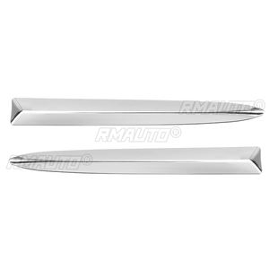 Paire de garnitures de pare-chocs avant supérieures et inférieures pour Fiat 500 2007-2015 – Remplacement de la bande de garniture du pare-chocs avant pour le style automobile - Product Image 3