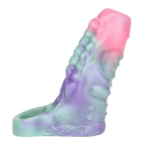 Männliche Cock Sleeve Delay Ejakulation Stärkere Erektion verbesserung, Silikon Penis ringe Silikon Adult Toy Enlarge ment for Man - Product Image 3