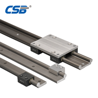 Prix bas Rails de guidage doubles en aluminium Surface anodisée dure WR02 Rails de guidage linéaires doubles ronds diamètre 10mm avec trous