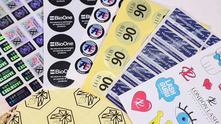 Custom Logo Sticker - High Quality Vinyl & Paper Labeldruck