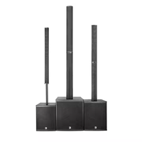 Sistema de Sonido Profesional Cvr de 18 Pulgadas con Columna Line Array Amplificada de 800 Vatios y Subwoofer