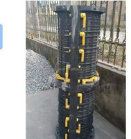 Moules en plastique ABS PP pour colonnes en béton, coffrage pour murs de fondation, colonnes, dalles de toiture, construction en béton