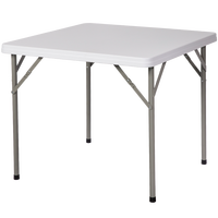 Vente en gros de mobilier de jardin, salle à manger de jardin, tables de camping rectangulaires, portables et pliantes en plastique, pour événements