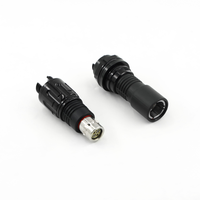 Adaptateur de câble à fibres optiques hybrides HXB15 2/4 canaux monomodes HMA Plug Socket vers SMPTE304 3K93C PUW FUW, 5G, étanche IP68