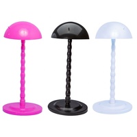 Support de perruque en plastique, porte-chapeau, porte-perruque en forme de champignon