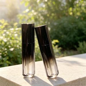 Tube de brillant à lèvres vide de luxe noir dégradé de 6 ml pour gloss et huile à lèvres, personnalisation de marque de beauté à étiquette privée - Product Image 2