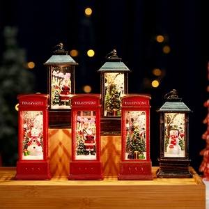 2026 Yeni LED Noel Süsü Rüzgar Lambası Noel Hediyesi Kardan Adam Geyik Noel Baba Küçük Süs Noel Ağacı Gece Lambası - Product Image 3