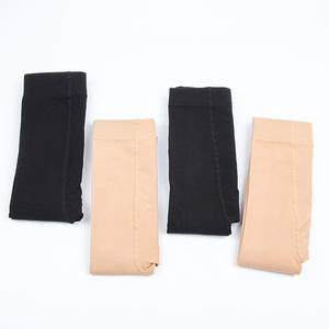 Cmax 여성용 양털 안감 스타킹 겨울 두꺼운 따뜻한 열 레깅스 로고 원활한 허리 제작 실크 스판덱스 나일론 울 원단 - Product Image 1