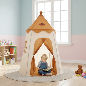 Carpa Infantil <span class=keywords><strong>de</strong></span> Osito <span class=keywords><strong>de</strong></span> Peluche, Casa <span class=keywords><strong>de</strong></span> Juegos <span class=keywords><strong>para</strong></span> Uso Interior y Exterior, Transpirable y con Sombra, <span class=keywords><strong>Juguete</strong></span> <span class=keywords><strong>de</strong></span> Simulación <span class=keywords><strong>para</strong></span> Bebés - Product Image 1