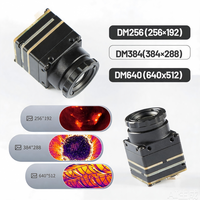 Modul Kamera Pencitraan Termal FPV Analog XFlight Hobby CVBS/Type-C Sensor CMOS 384x288/640x512 Lensa Mini 6/9/13mm