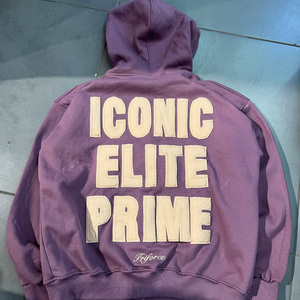 Personnalisé de haute qualité Style Hip-Pop Boxy Crop Print lavage à l'acide strass broderie 100% coton pull ample à la mode automne - Product Image 2