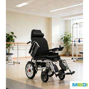 <span class=keywords><strong>Silla</strong></span> de Movilidad Eléctrica Ajustable: Totalmente Reclinable, Carga de 100 kg para Uso en Interiores/Exteriores - Product Image 6