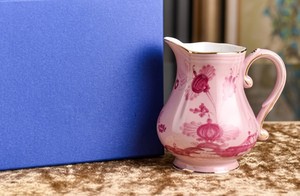 Service à thé en céramique style italien, théière, pot à lait, sucrier, vaisselle peinte à la main pour la décoration de la maison, cadeau - Product Image 3