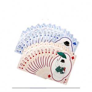 Usine papier gaufré personnalisé allemand noyau noir bleu gris coeur cartes à jouer <span class=keywords><strong>Poker</strong></span> - Product Image 5