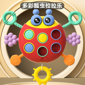 Zhiqu Montessori bọ rùa kéo chuỗi Đồ chơi trẻ sơ sinh sàn chơi trò chơi cho động cơ tốt kỹ năng học tập - Product Image 2