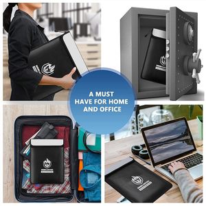<span class=keywords><strong>Bolsa</strong></span> <span class=keywords><strong>para</strong></span> Documentos Ignífuga Mejorada, <span class=keywords><strong>Bolsa</strong></span> Impermeable <span class=keywords><strong>para</strong></span> <span class=keywords><strong>Dinero</strong></span> en Efectivo con Cierre, Organizador <span class=keywords><strong>para</strong></span> <span class=keywords><strong>Guardar</strong></span> Documentos Importantes - Product Image 2