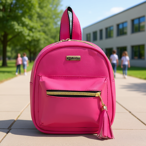 Mochila Escolar Elegante para Niñas Fana Xara, 13 Pulgadas, Microfibra, Cuero Sintético, Cierre de Cremallera Impermeable - Product Image 2