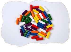 モンテッソーリ色指つかみボード感覚木材挿入ボードとスティック子供の知能開発実践的な脳 - Product Image 3